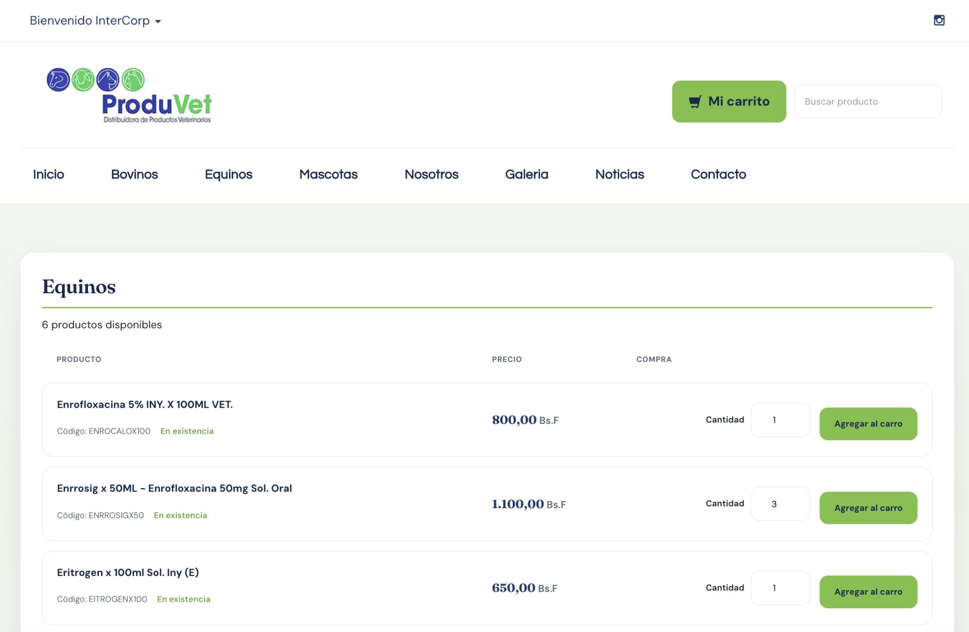 E-commerce & catalogs screenshot